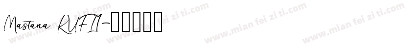 Mastana KUFI1字体转换